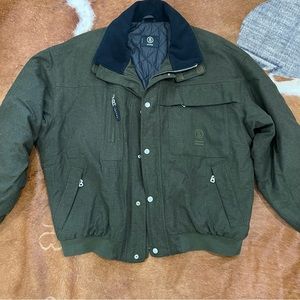Bogner Sport Khaki Ski Jacket Men’s Size 42 As Is